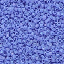 Miyuki delica Beads 11/0 - Matted opaque light blue ab DB-881